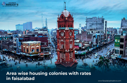 Area-Wise Housing Colonies with Rates in Faisalabad