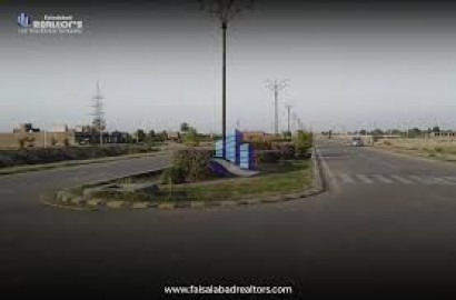 Plot for sale in Millat Town Faisalabad
