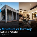 Grey Structure vs Turnkey Construction in Pakistan (Faisalabad Realtors Guide)