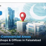 Top Commercial Areas for Shops & Offices in Faisalabad