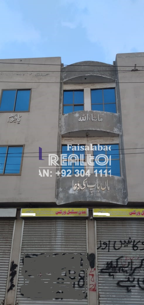 Prime Rented Commercial Property (Plaza) For Sale at Jhumra Road Faisalabad