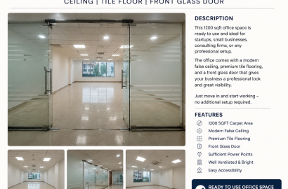 Office for rent in Kohinoor City Faisalabad