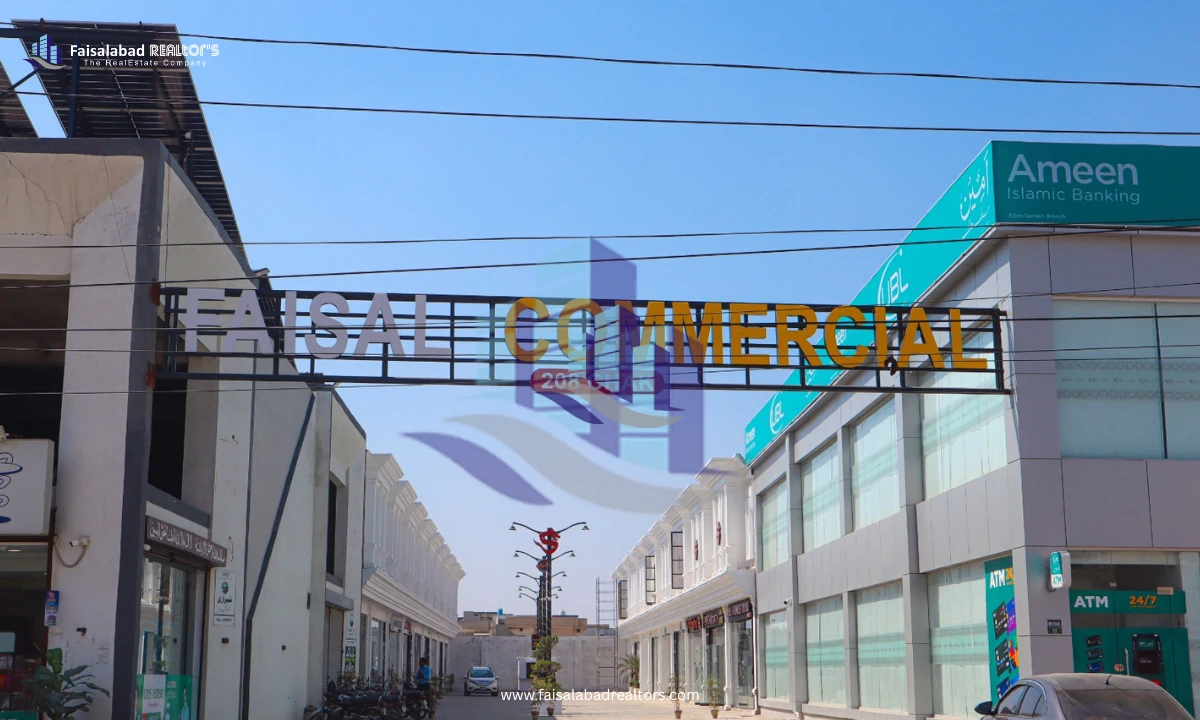 Ideal Rented Commercial Plaza For Sale at Link Canal Road Faisalabad