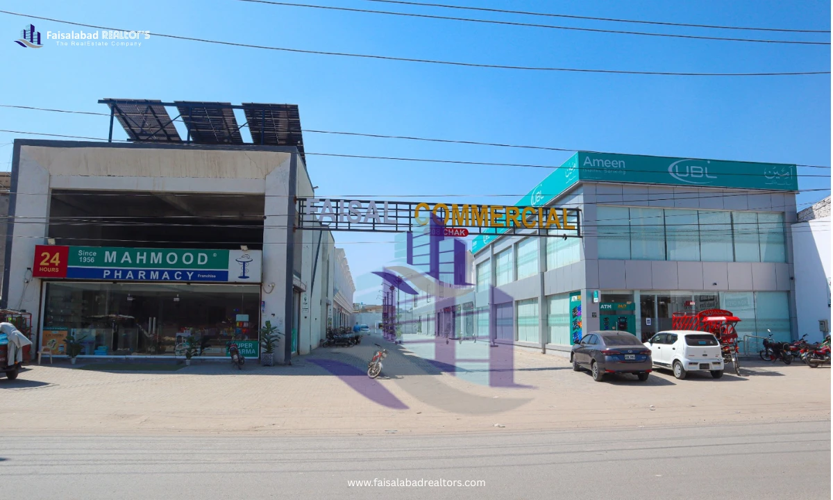 Ideal Rented Commercial Plaza For Sale at Link Canal Road Faisalabad