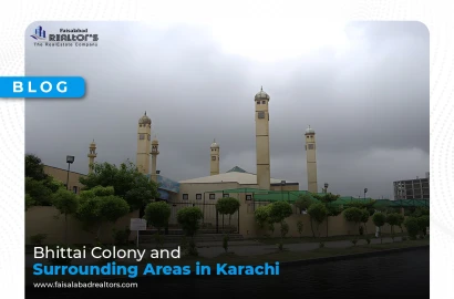 Bhittai Colony and Surrounding Areas in Karachi
