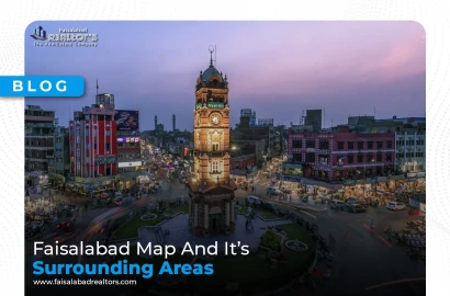 Faisalabad Map And its Surrounding Areas