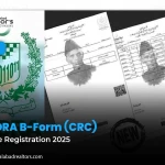 NADRA B-Form (CRC) Online Registration 2025