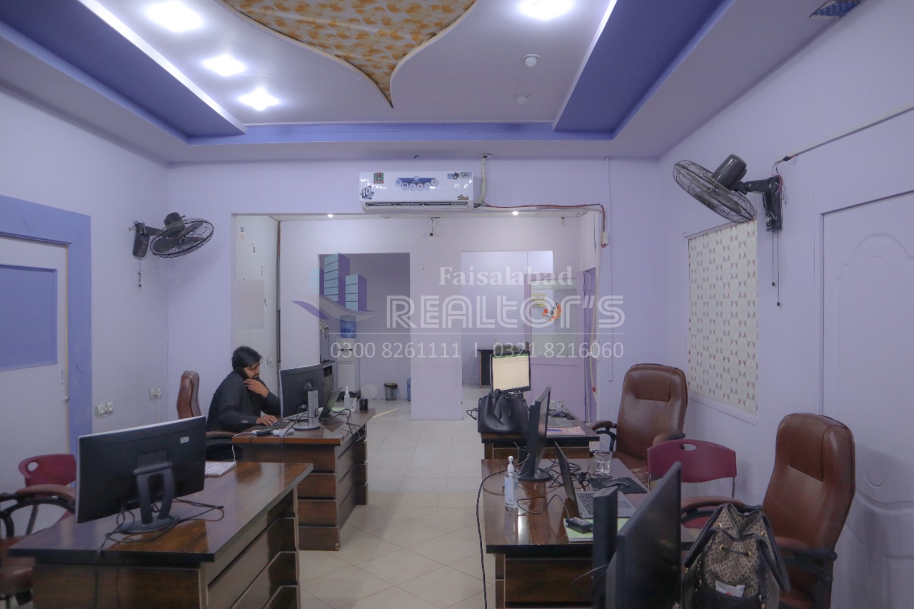 1200 sq ft Office on Rent at jaranwala road Kohinoor Faisalabad