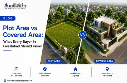 Plot Area Vs Covered Area: What Every Buyer in Faisalabad Should Know