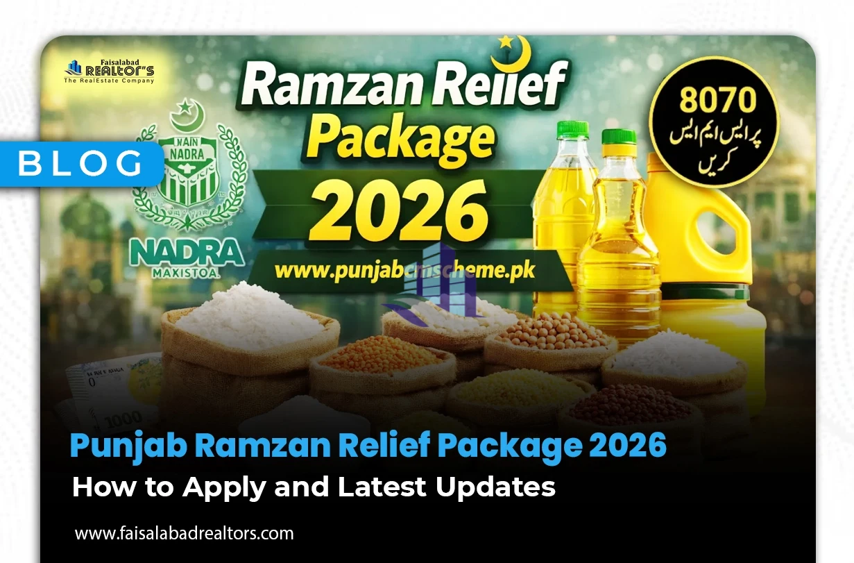 Ramzan Rashan Program Punjab Ramzan Relief Package 2026 | Faisalabad Realtors